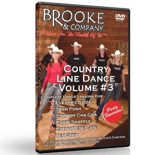 Country Line Dance Volume #3 - Party Favorites by Brooke & Company
